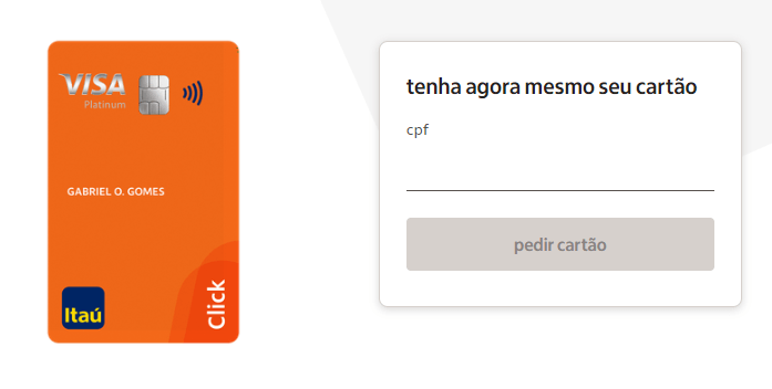 Cartão de crédito Click 